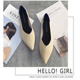 2020 Women's Flat Shoes Pointed Shoes
